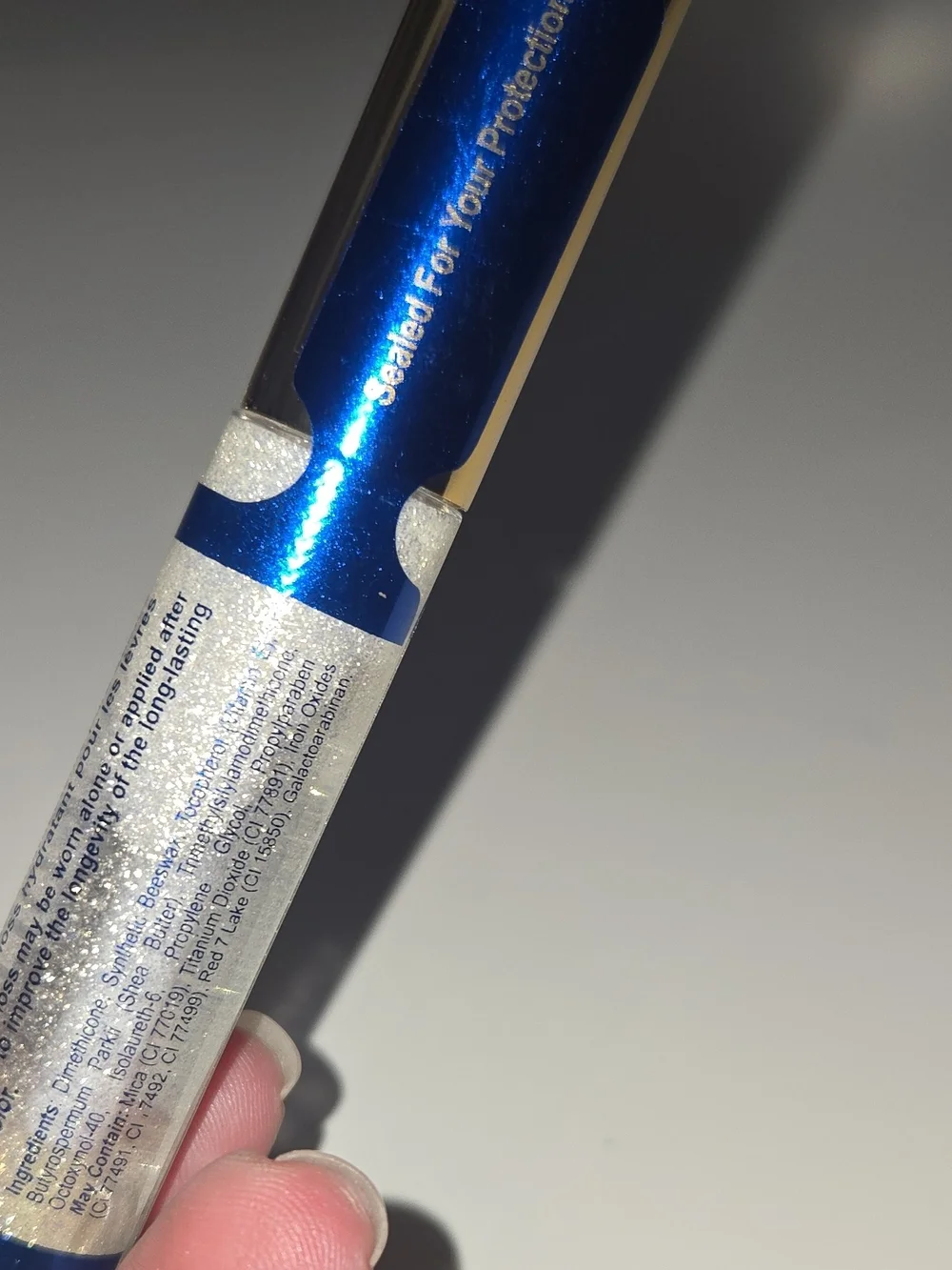 LipSense Gold Glitter Gloss